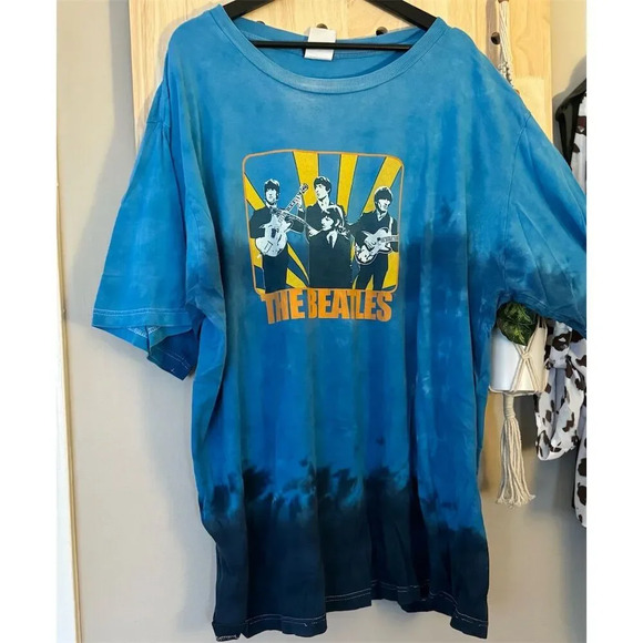 Liquid Blue Other - Vintage Liquid Blue The Beatles Tie-Dye Graphic T-Shirt Men's 3XL